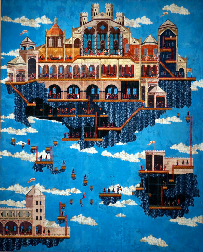Illustration for article titled Space Invaders And Other Classic Games As Renaissance Paintings